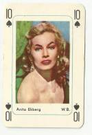 -**ANITA EKBERG *- "" - Speelkaart - - Altri & Non Classificati