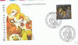 NOEL 41 - ALLEMAGNE BERLIN FDC Timbre De Noël 1986 - 1981-1990