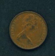 NEW ZEALAND  -  1967  2 Cents  Circulated As Scan - New Zealand