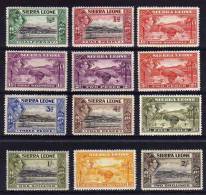 Sierra Leone - 1938/44 - Definitives (Part Set) - MH - Sierra Leona (...-1960)