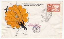 YUGOSLAVIA - Parachutting Championship Yugoslavia, Maribor 1961 - Commemorative Seal - Fallschirmspringen