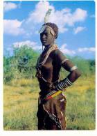 AFR-136    OMO VALLEY : Demi-nude Girl - Äthiopien