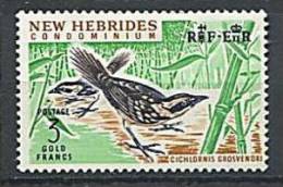 NEW HEBRIDES 1965 - Oiseau - Neuf, Trace De Charnière (Yvert 222) - Neufs