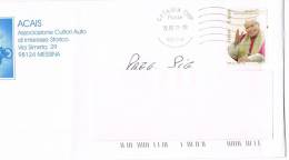 798-Italia 22.03.12- €. 0.60 Beatificazione Papa Paolo II- Isolato Su  Busta - 2011-20: Cartas & Documentos
