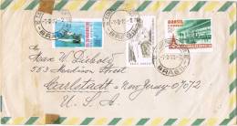 0085. Carta Aerea CURITIBA (Brasil) 1972 - Covers & Documents
