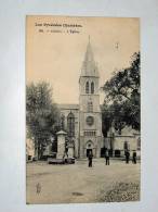 Carte Postale Ancienne : ORTHEZ : L'Eglise , Animé - Orthez