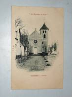 Carte Postale Ancienne : MANDRES : L'Eglise - Mandres Les Roses