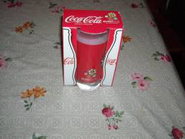 BICCHIERE COCA-COLA CAMPIONATO UEFA EURO 2012-PERFETTO-CON SCATOLA ORIGINALE - Tazze & Bicchieri