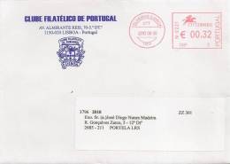 Portugal Cover With Meter Stamp - Lettres & Documents