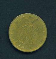 ITALY  -  1978  200 Lira  Circulated As Scan - 200 Liras