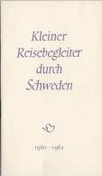 Kleiner Reisebegleiter Durch Schweden, 1960-1961, 32 Seiten - Svezia