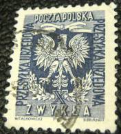 Poland 1954 Official Stamp 60g - Used - Servizio