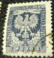 Poland 1954 Official Stamp 60g - Used - Servizio