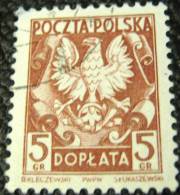 Poland 1951 Postage Due 5g - Used - Segnatasse