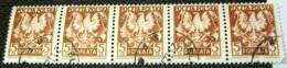 Poland 1951 Postage Due 5g X5 - Used - Segnatasse