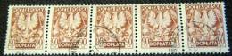 Poland 1951 Postage Due 90g X5 - Used - Segnatasse