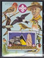 St. LUCIE      1986     BF  N°  44   COTE  9.00    EUROS     ( 587 ) - St.Lucia (1979-...)