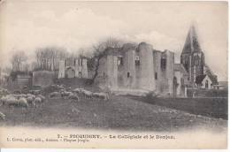 PICQUIGNYPRIMI 900 - LA COLEGIALE ET LE DONJON-  FRA00146 - Picquigny