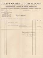 DEUTSCHLAND  --  RECHNUNG  -  JULIUS GOBEL, DUSSELDORF 1933 - 1900 – 1949