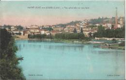 CARTE POSTALE ORIGINALE ANCIENNE COULEUR : SAINT JUST SUR LOIRE  LOIRE (42) . - Saint Just Saint Rambert