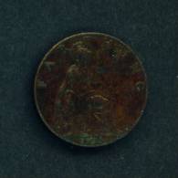 GREAT BRITAIN  -  1925  1 Farthing  Circulated As Scan - Other & Unclassified