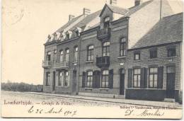 LOMBARTZIJDE-GROUPE DE VILLAS-VERZONDEN KAART 1907-EDIT.V.VANDEVELDE-HOTEL DU LITTORAL - Middelkerke