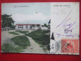 HAITI - PORT AU PRINCE - LES 5 MINISTERES - + CACHET  " PAQUEBOT " - - Altri & Non Classificati