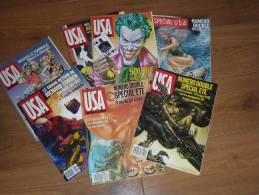 Lots De 7 Magazines Usa  Un N°doulble 14/15 De 1985  Et N°30-31-33-35-36-42 - Wholesale, Bulk Lots