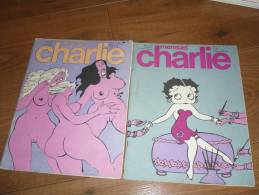 Lots De 2 Mensuel Charlie N°73 De 1975 Et N°124 De 1979 - A Suivre