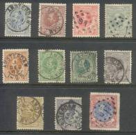 Emissie 1872: Compleet Gebruikt Met Leuke Stempels - Used Stamps