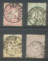 Emissie 1876: Compleet Gebruikt Met Leuke Stempels - Used Stamps