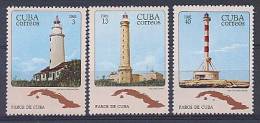 CUBA 2294/96 Phares - Unused Stamps