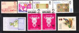 Brunei 1981-93 Collection Birds ASEAN 20th Commonwealth Used - Brunei (...-1984)