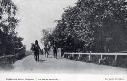 POSTCARD CHOBHAM MILLBOURNE BRIDGE HORSES THE ENEMY ADVANCES MEDHURST 1904 - Surrey