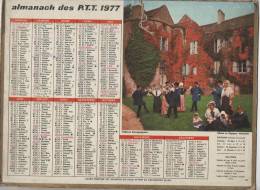 ALMANACH DES PTT 1977  EDITEUROLLER - Big : 1971-80