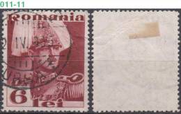ROMANIA, 1934, King Carol II; Sc./Mi.  439 / 477 - Used Stamps