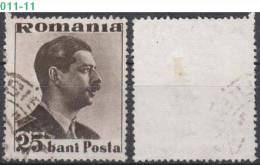 ROMANIA, 1935, King Carol II; Sc. /Mi. 446/ 489 - Used Stamps