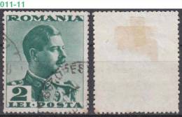ROMANIA, 1935, King Carol II; Sc. /Mi. 449/ 492 - Gebruikt