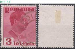 ROMANIA, 1935, King Carol II; Sc. /Mi. 450/ 494 - Used Stamps