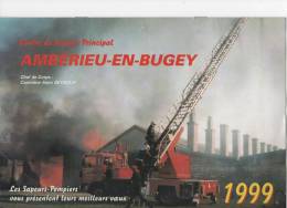 Calendrier POMPÏERS  AMBERIEU EN BUGEY 1999 - Groot Formaat: 1991-00