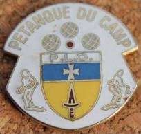 PETANQUE DU CAMP P.L.O. - PLAN-LES-OUATES - GENEVE - JOUEURS - BOULES    - (2) - Boule/Pétanque