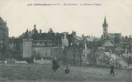 35 - CPA Châteaugiron - Vue Générale - Le Château Et L'Eglise - Châteaugiron