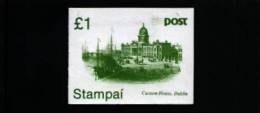 IRELAND/EIRE - 1985  £ 1  BOOKLET CUSTOM HOUSE  MINT NH - Markenheftchen