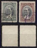 Türkei Turkey Mi# 911-12 Gest M€ 31,- Atatürk 1930 - Gebraucht