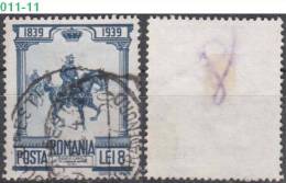 ROMANIA, 1939, Centenary Of The Birth Of King Carol I; Sc./Mi.  484/578 - Gebraucht