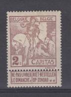 COB 85 * Neuf Avec Charnière - 1910-1911 Caritas