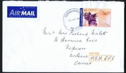 2002  Air Letter To Canada Christmas 90 Cents International Stamp - Brieven En Documenten