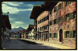 Mittenwald Isar  -  Obere Marktstrasse Mit Neunerhaus Im Hintergrund   -  Ansichtskarte Ca. 1935    (1445) - Mittenwald