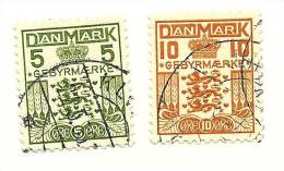 1934 - Danimarca S 34/35 Segnatasse     C2000    ----- - Port Dû (Taxe)