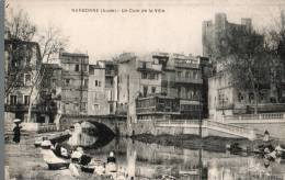 11...AUDE......NARBONNE...UN COIN DE LA VILLE...LAVANDIERES .....ECRITE. . ‹(•¿• )› - Narbonne